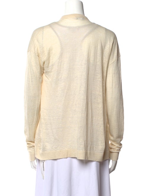 Max Mara Linen Cowl Neck Sweater