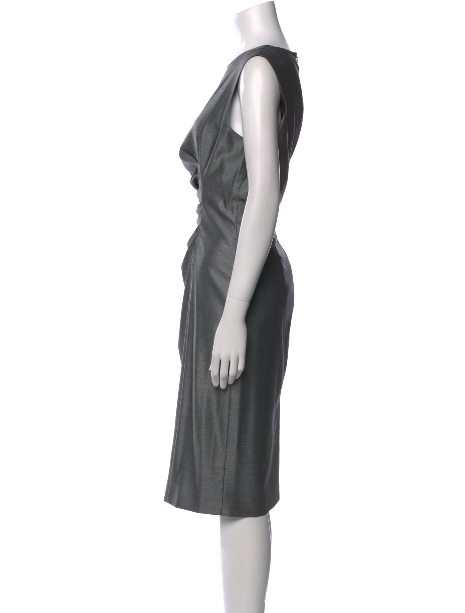 Max Mara Virgin Wool Midi Length Dress w/ Tags