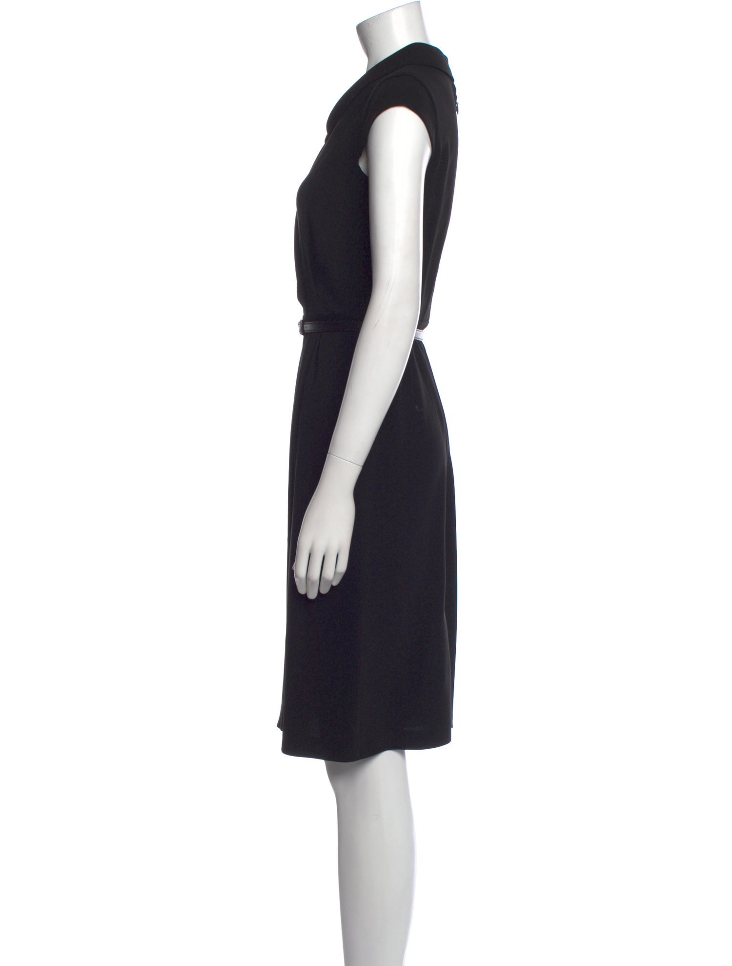 Max Mara Cowl Neck Knee-Length Dress