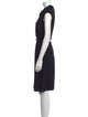 Max Mara Cowl Neck Knee-Length Dress