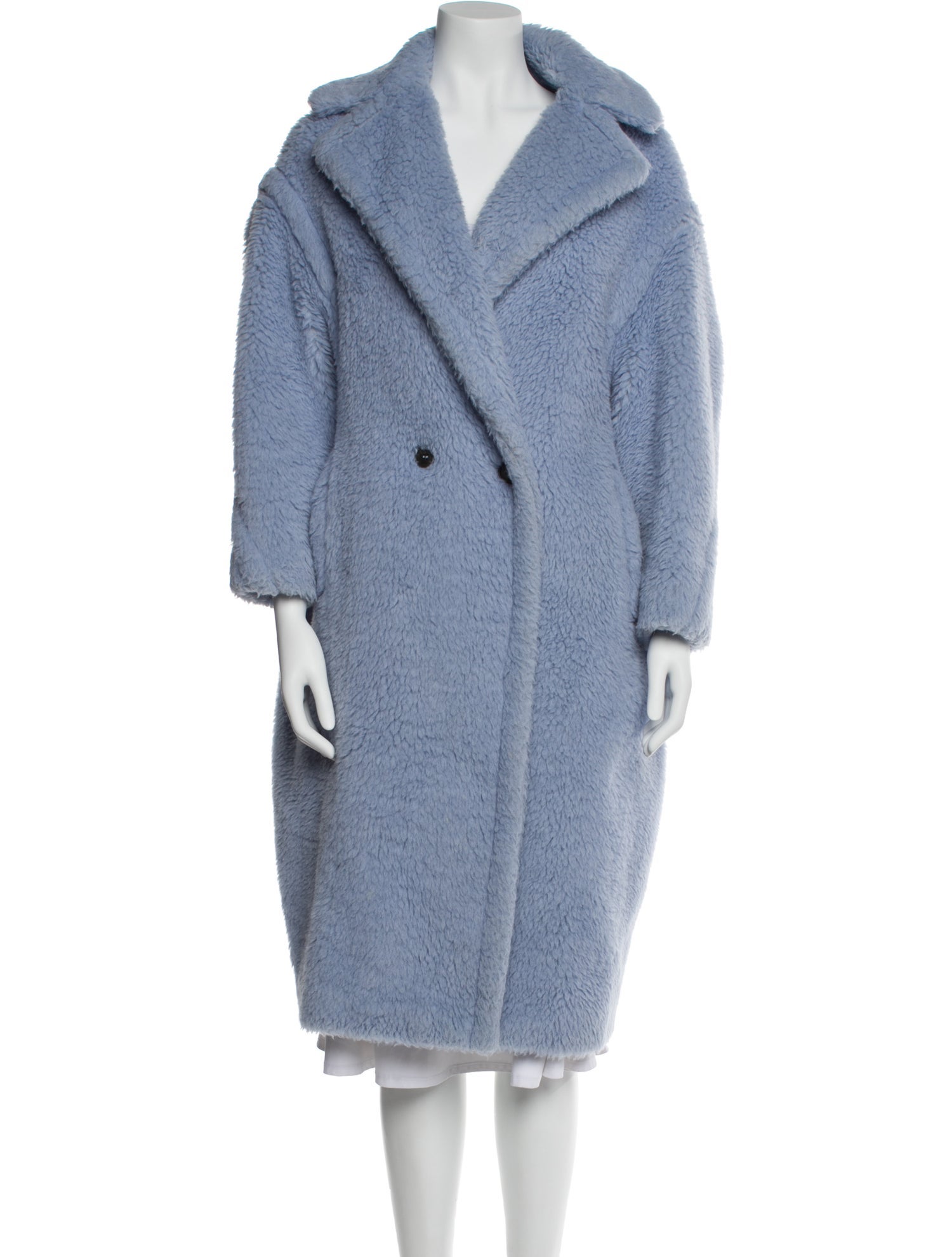 Max Mara Alpaca Faux Fur Coat
