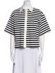 Max Mara Striped Short Sleeve Polo