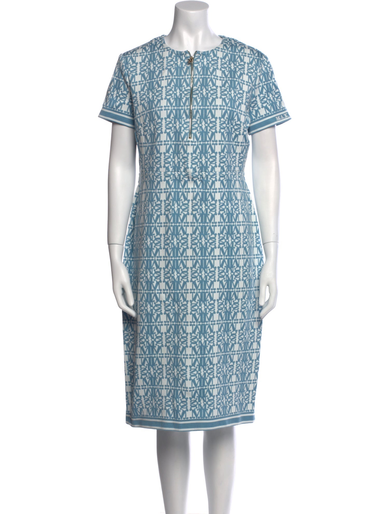 Max Mara Printed Midi Length Dress