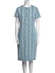 Max Mara Printed Midi Length Dress