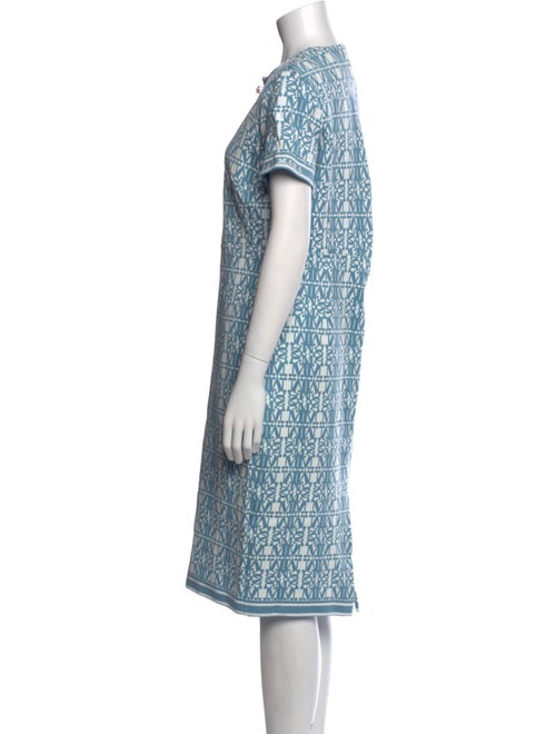 Max Mara Printed Midi Length Dress