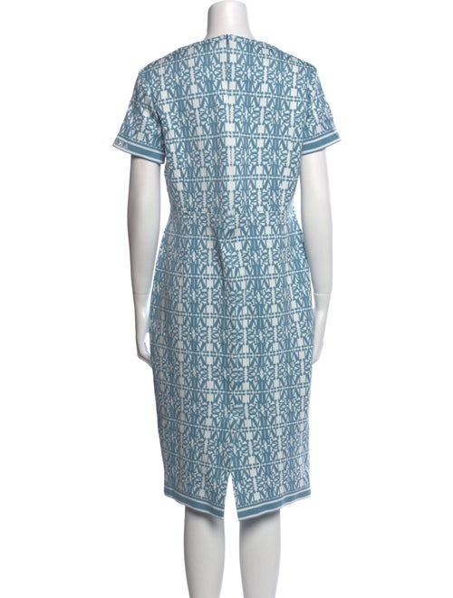 Max Mara Printed Midi Length Dress