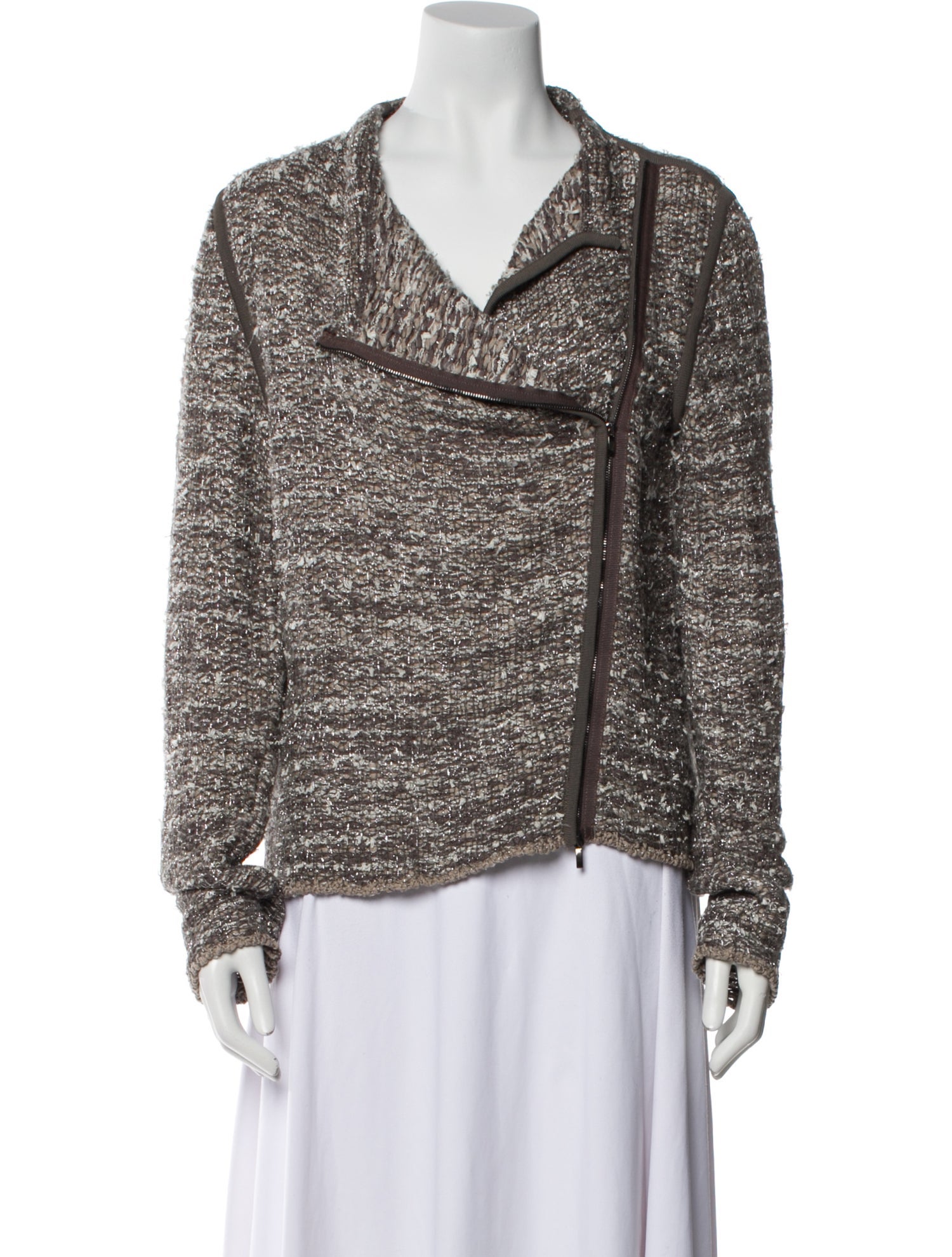 Max Mara Tweed Pattern Jacket