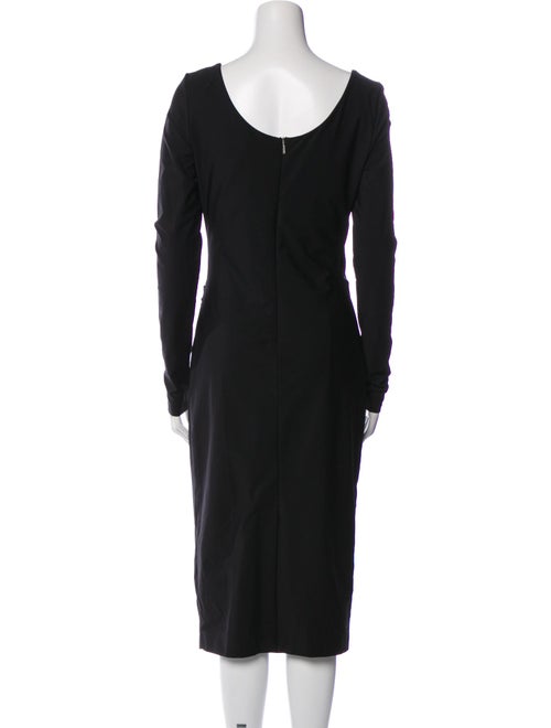 Max Mara V-Neck Midi Length Dress