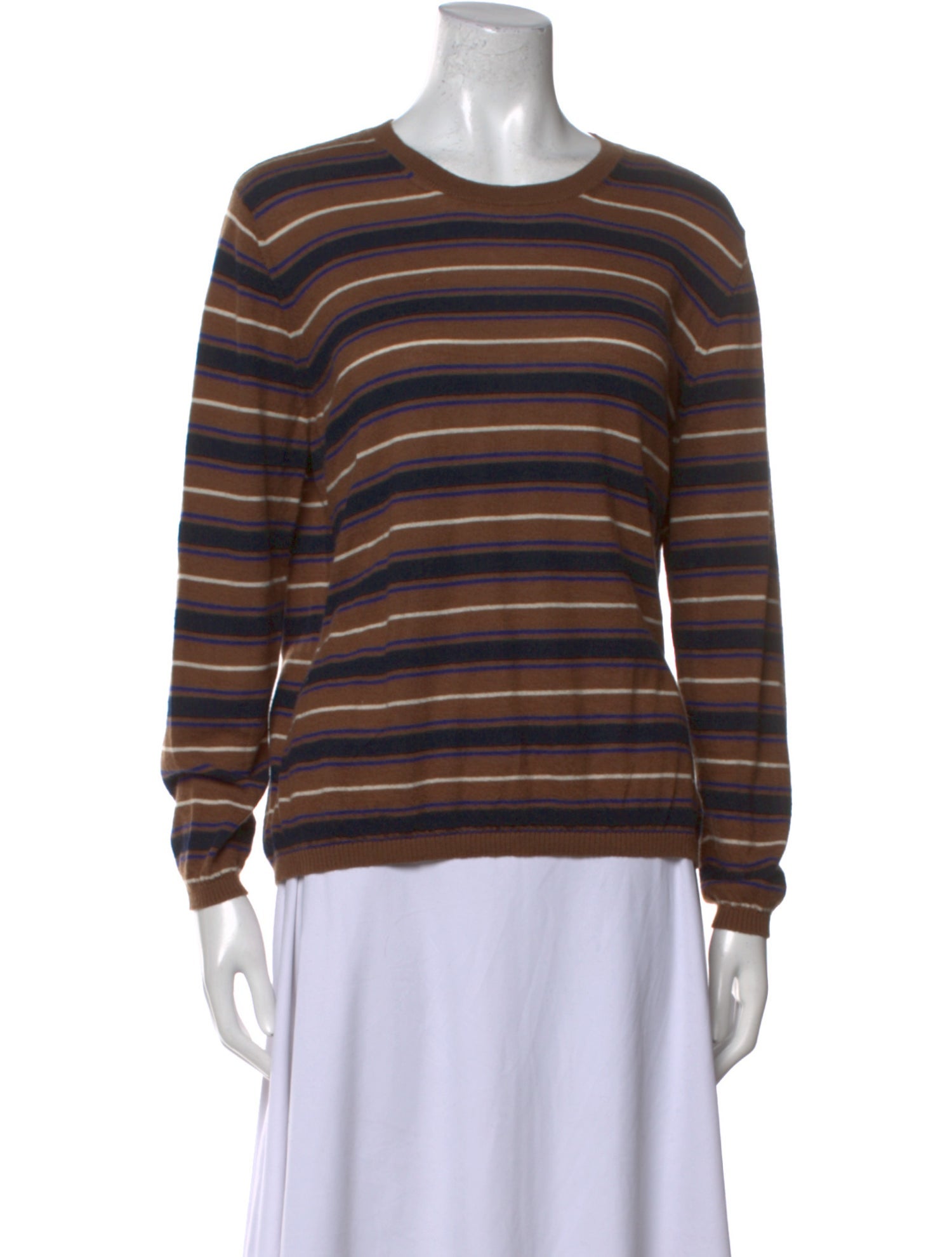 Max Mara Striped Crew Neck Sweatshirt