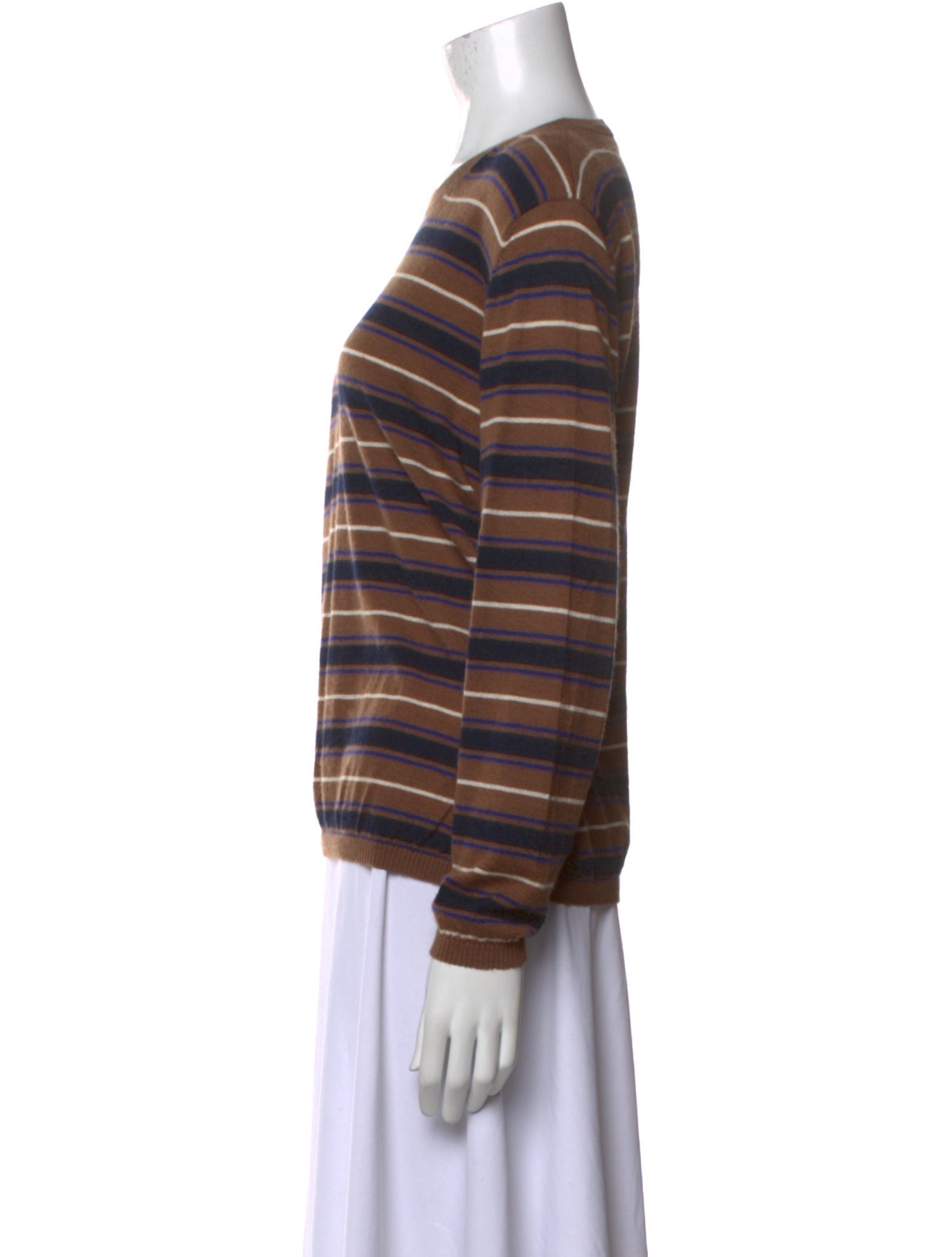 Max Mara Striped Crew Neck Sweatshirt