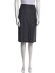 Max Mara Virgin Wool Knee-Length Skirt