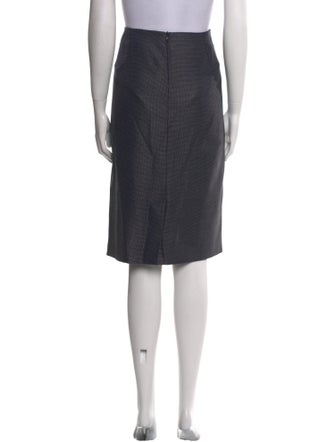 Max Mara Virgin Wool Knee-Length Skirt