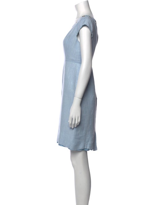 Max Mara V-Neck Mini Dress