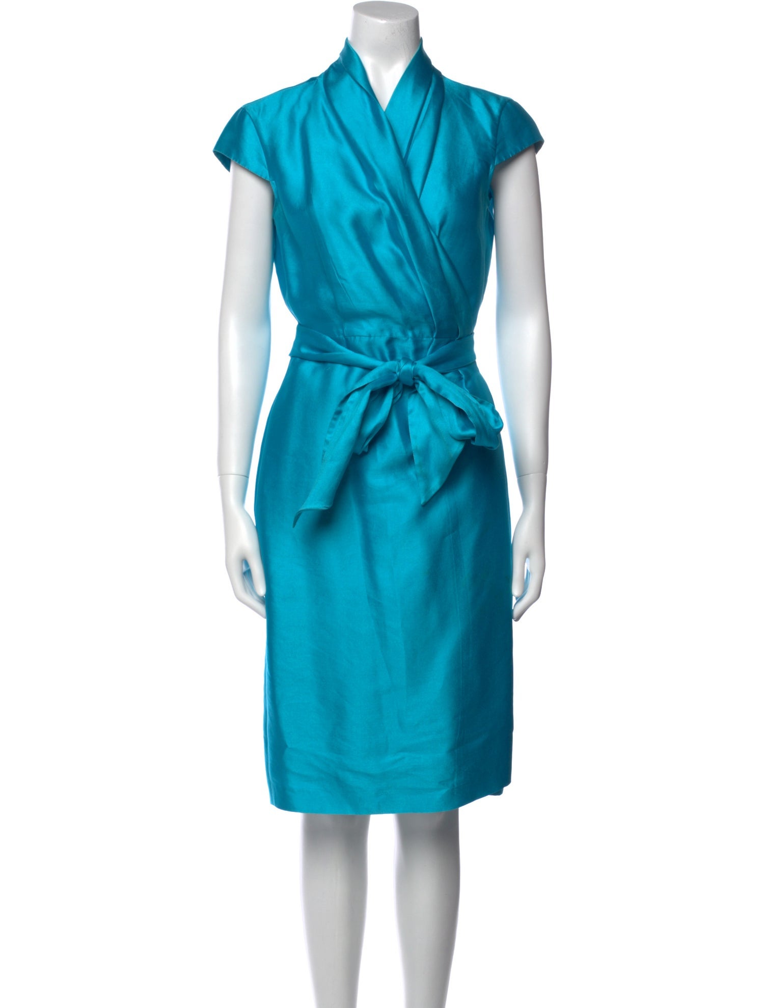 Max Mara V-Neck Midi Length Dress