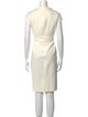 Max Mara V-Neck Knee-Length Dress
