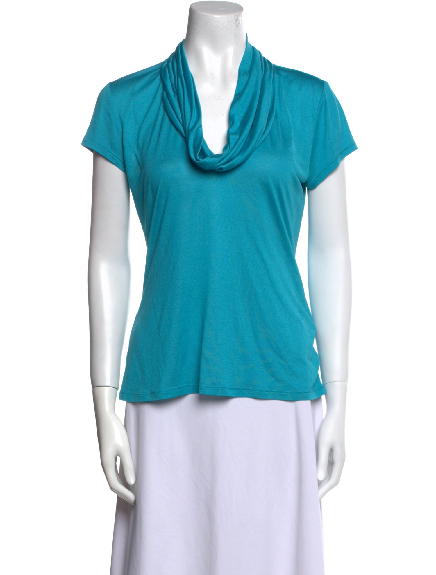 Max Mara Cowl Neck Short Sleeve T-Shirt