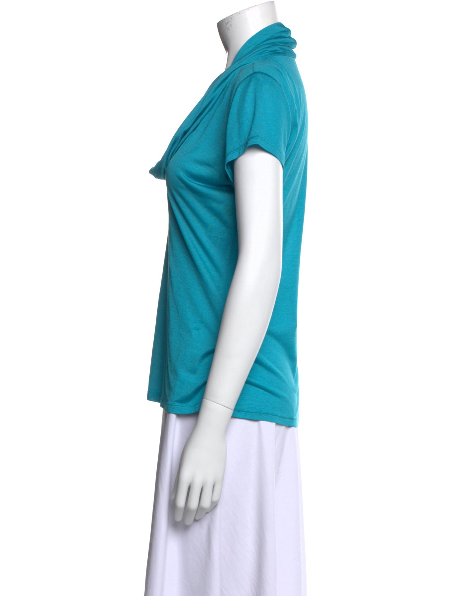 Max Mara Cowl Neck Short Sleeve T-Shirt