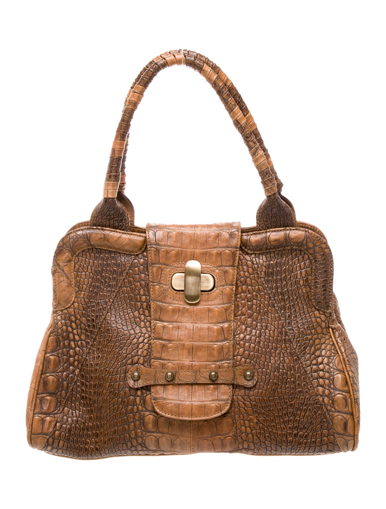 Max Mara Leather Top Handle Bag