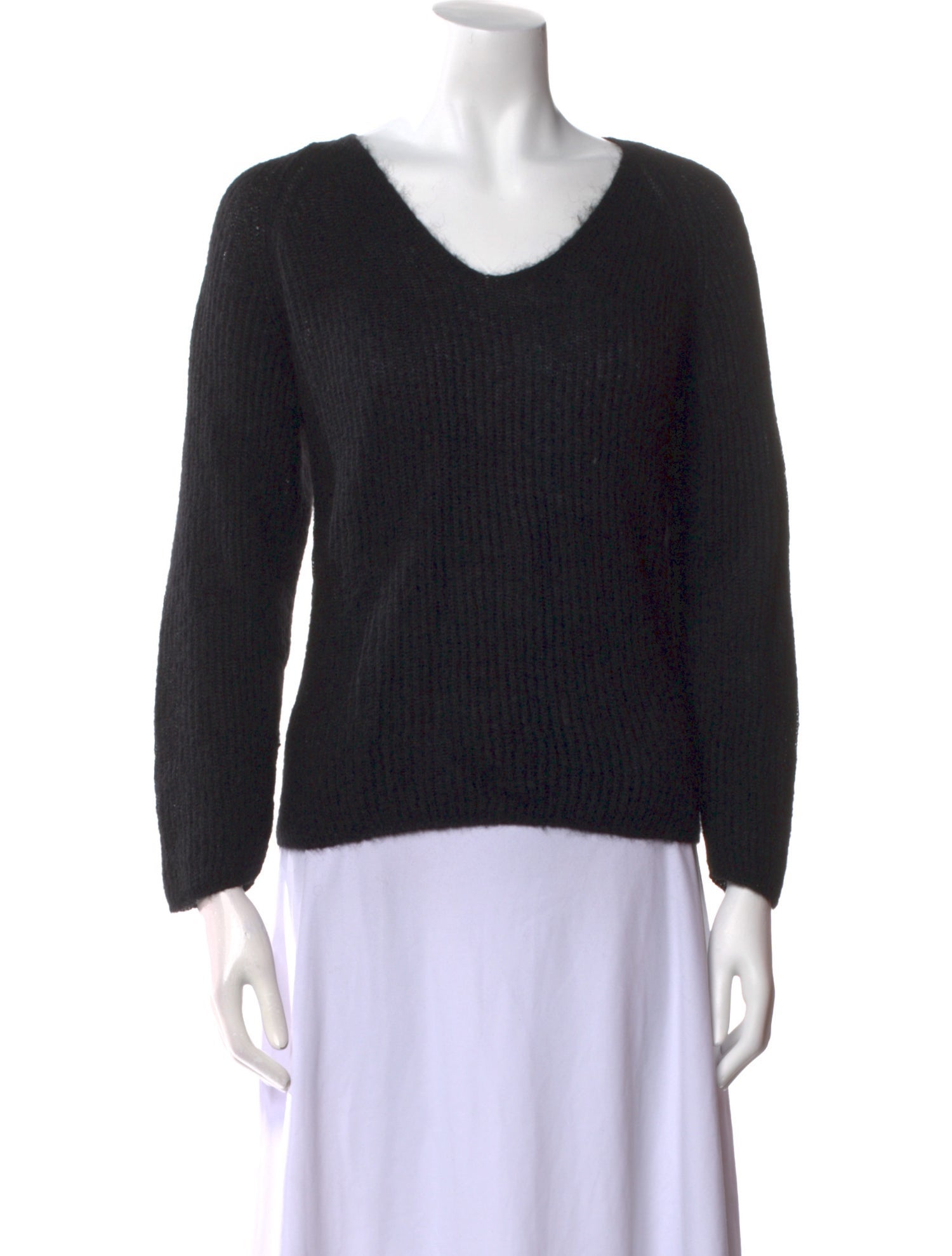 Max Mara Mohair V-Neck Sweater