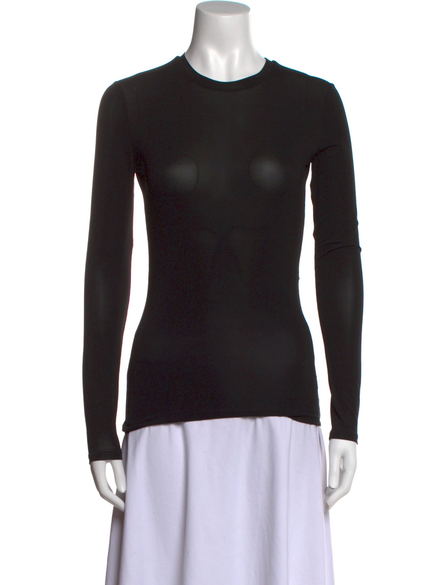Max Mara Crew Neck Long Sleeve Top