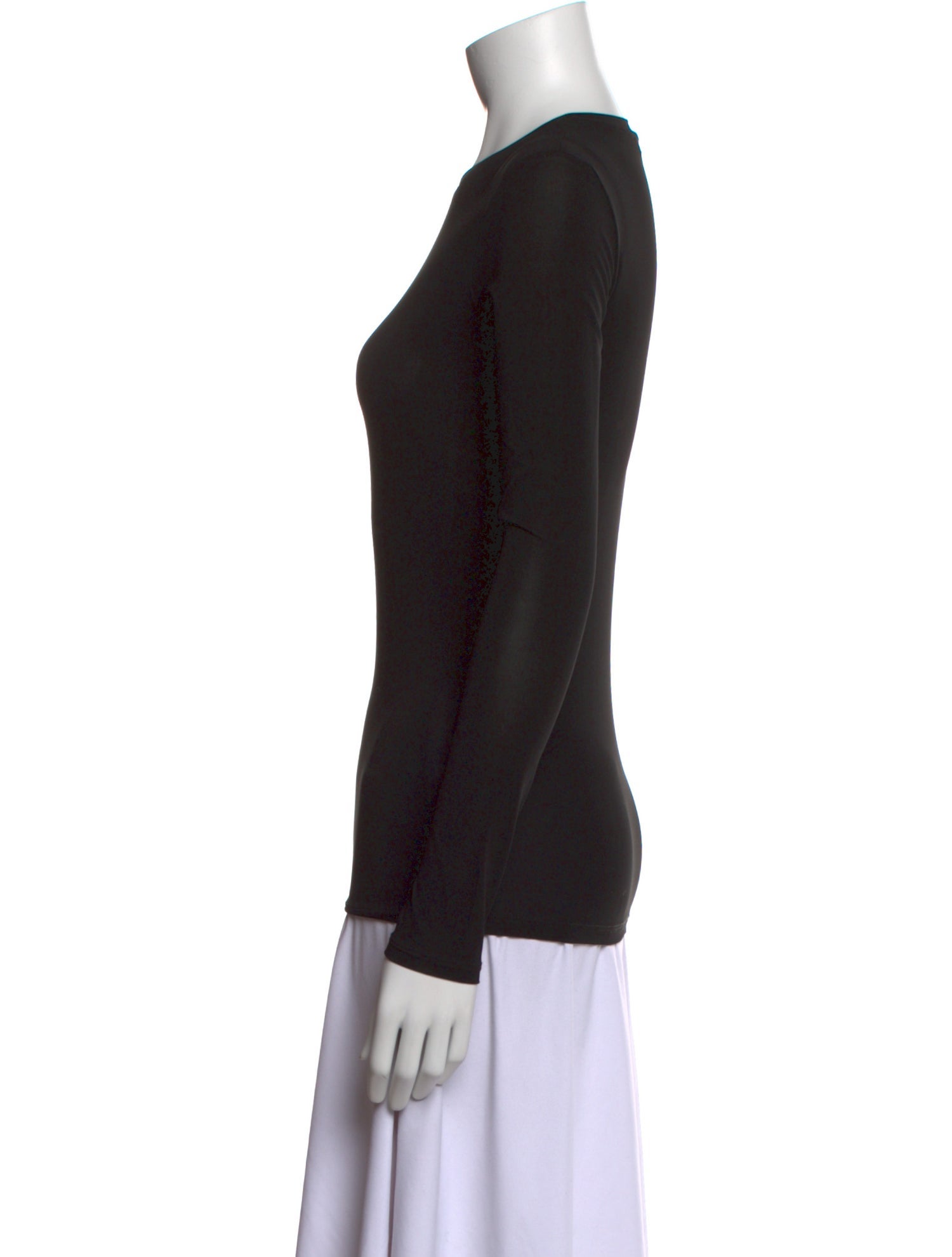 Max Mara Crew Neck Long Sleeve Top
