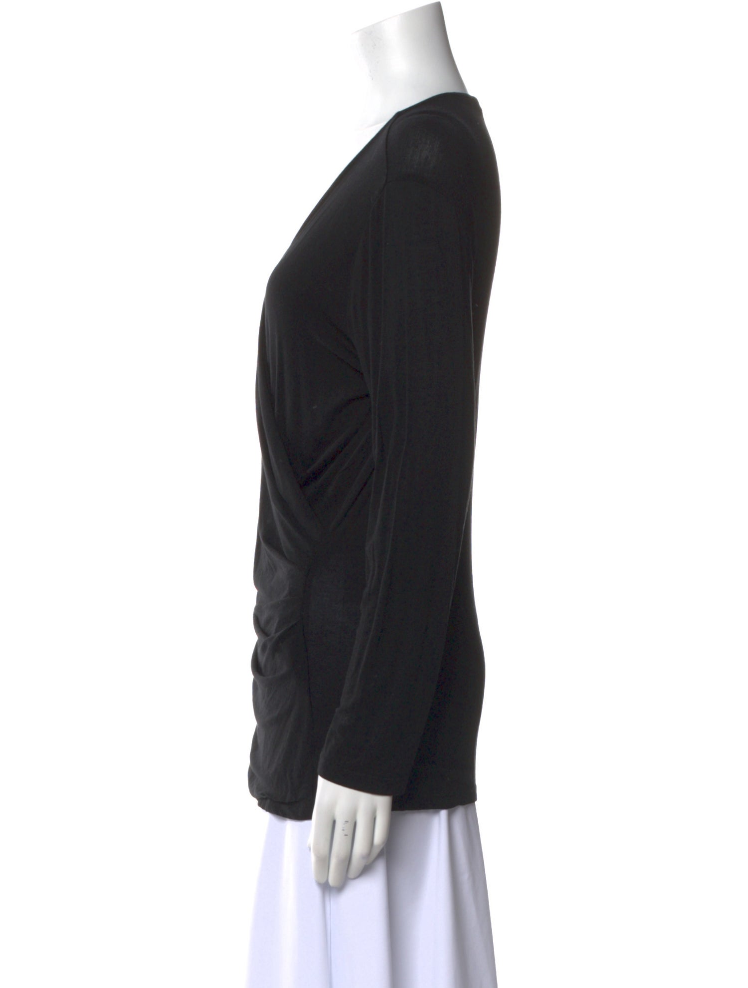 Max Mara V-Neck Long Sleeve Top