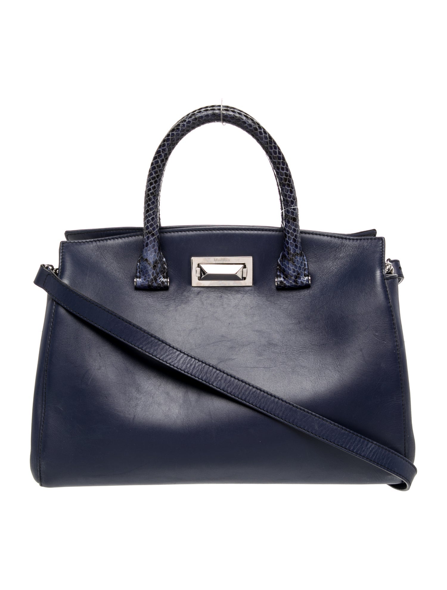 Max Mara Leather Top Handle Bag