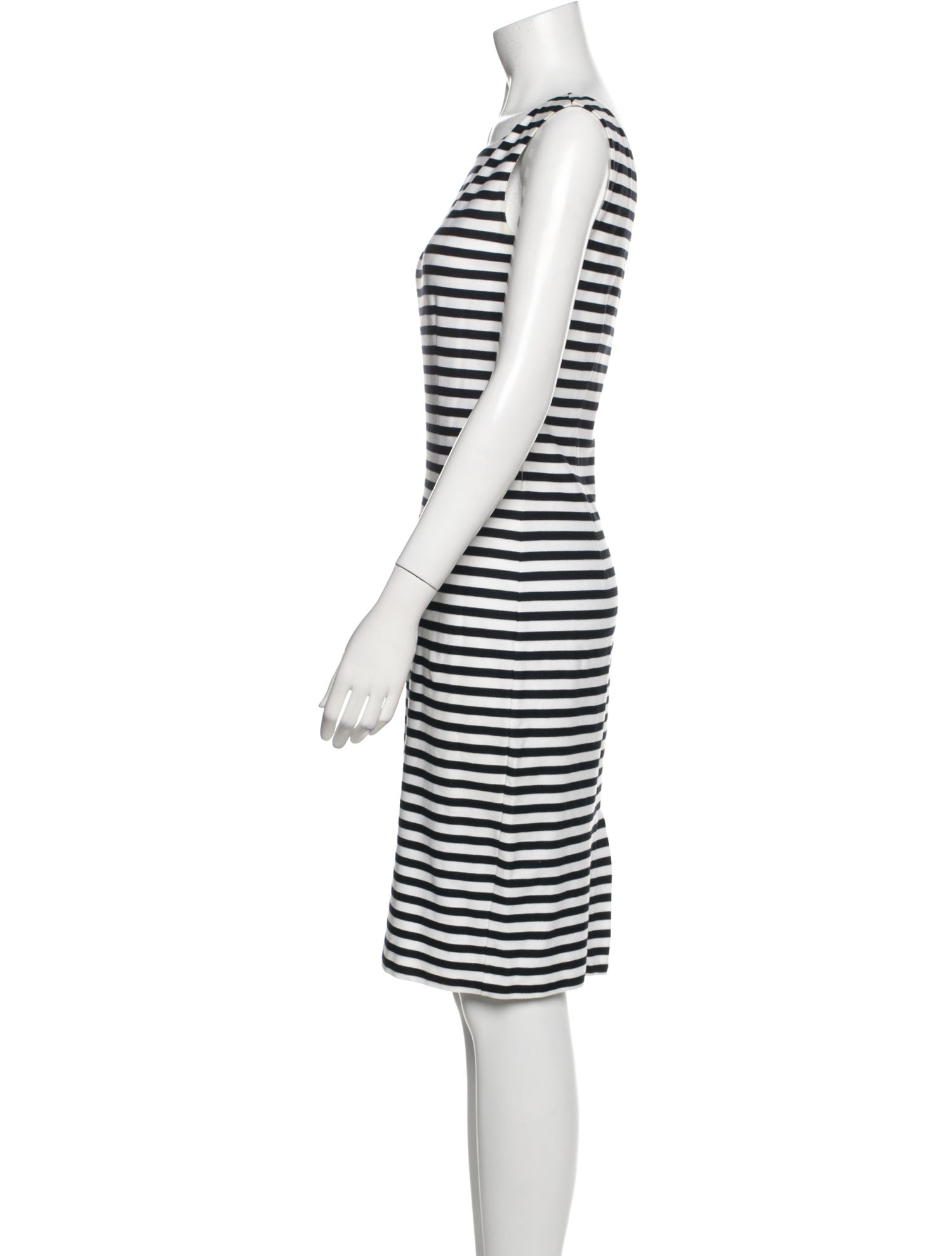 Max Mara Striped Knee-Length Dress