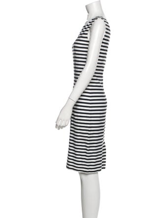 Max Mara Striped Knee-Length Dress