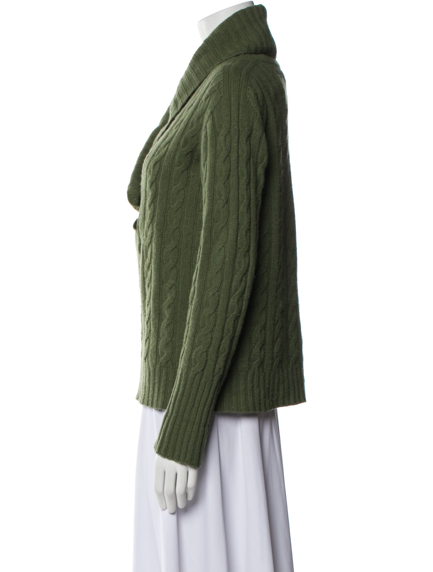 Max Mara Virgin Wool Cowl Neck Sweater