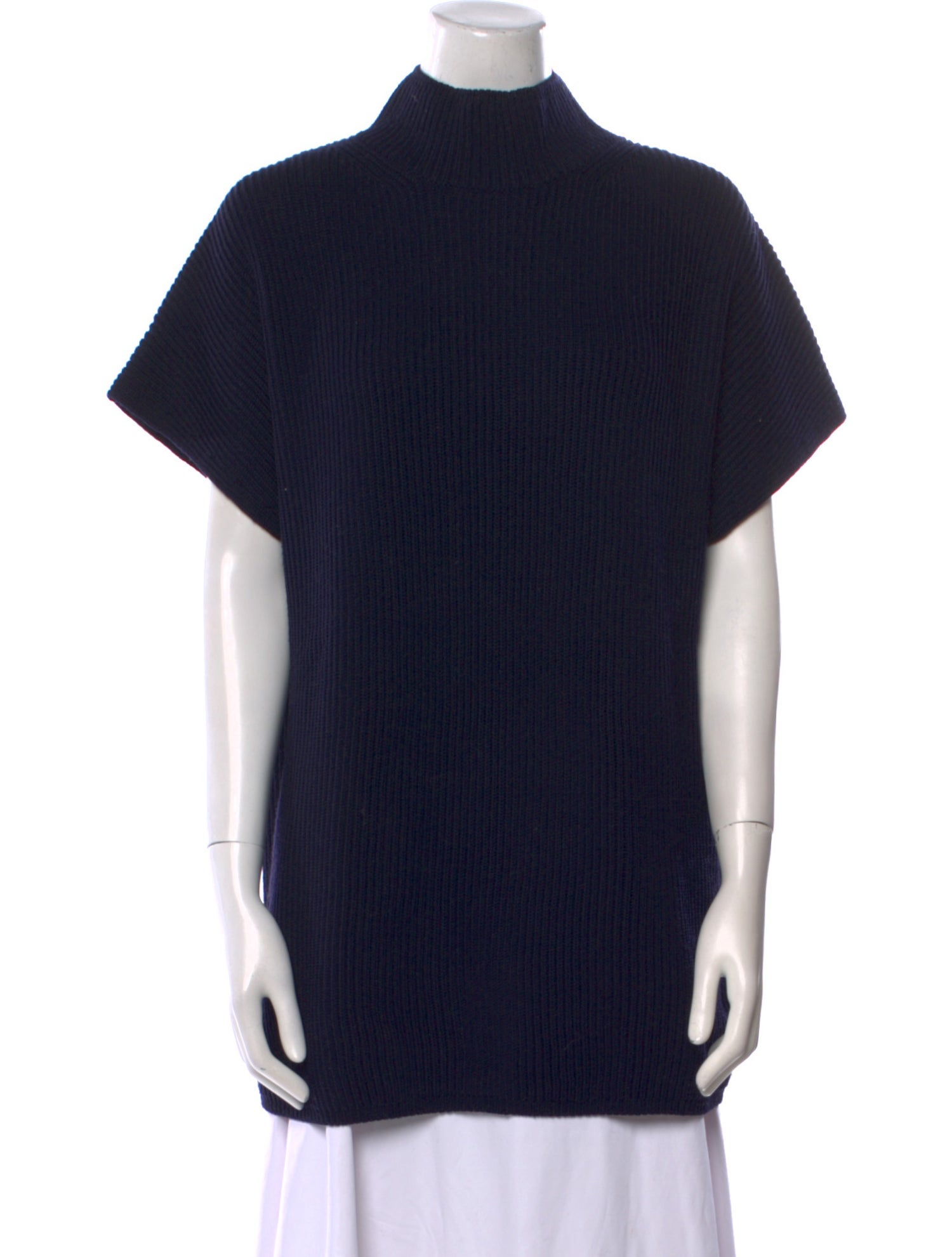 Max Mara Wool Mock Neck Sweater