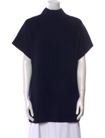 Max Mara Wool Mock Neck Sweater