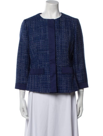 Max Mara Tweed Pattern Jacket