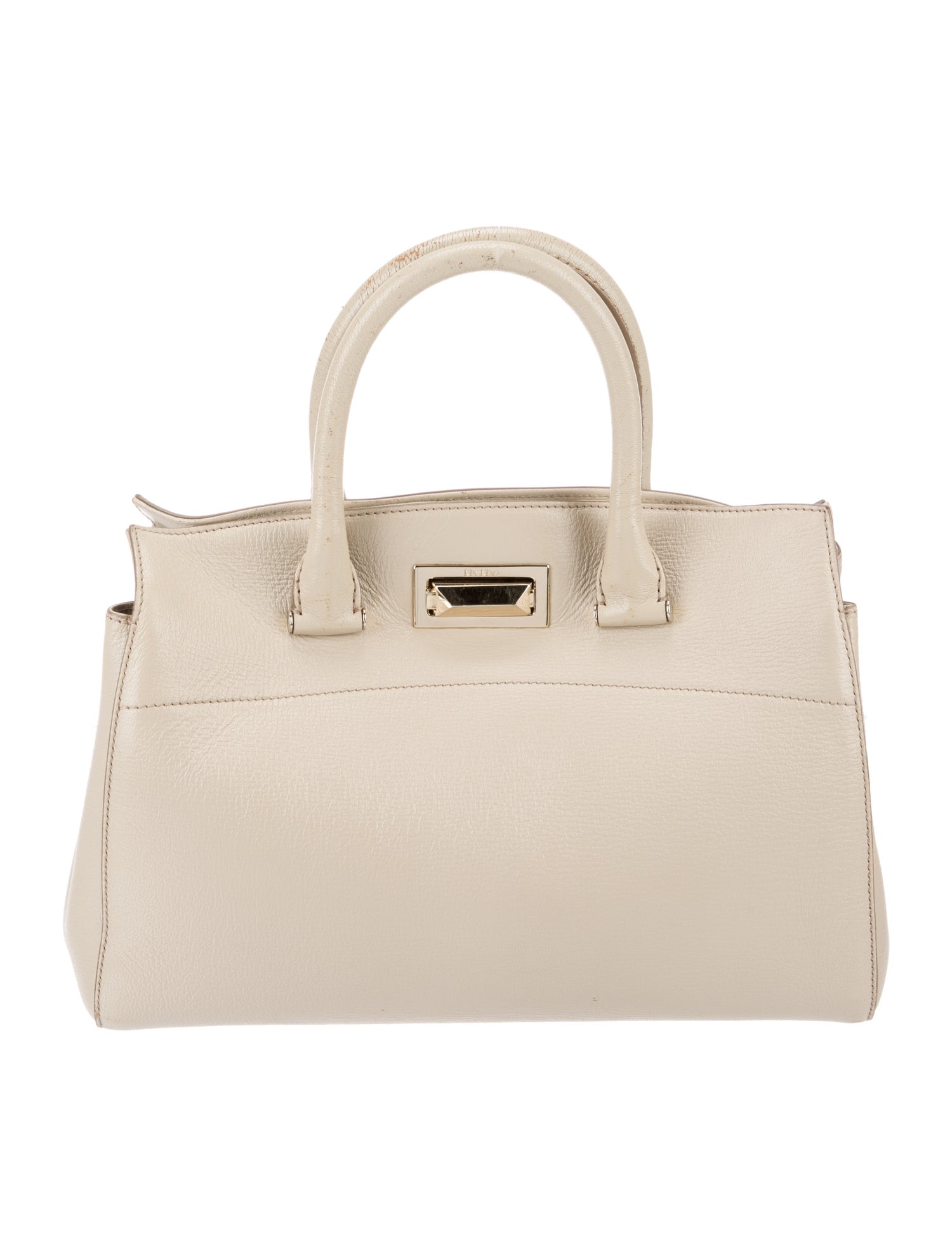 Max Mara Leather Top Handle Bag