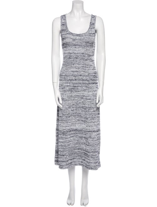 Max Mara Striped Long Dress