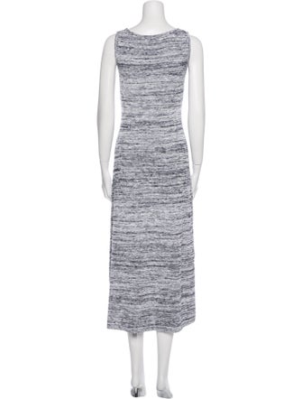 Max Mara Striped Long Dress