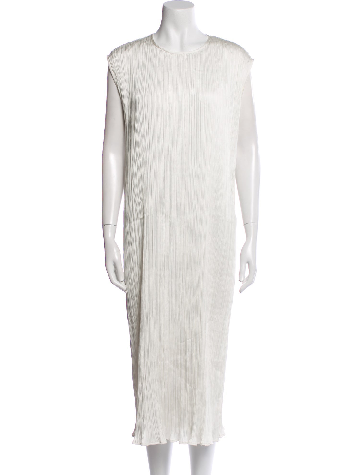 Max Mara Crew Neck Midi Length Dress