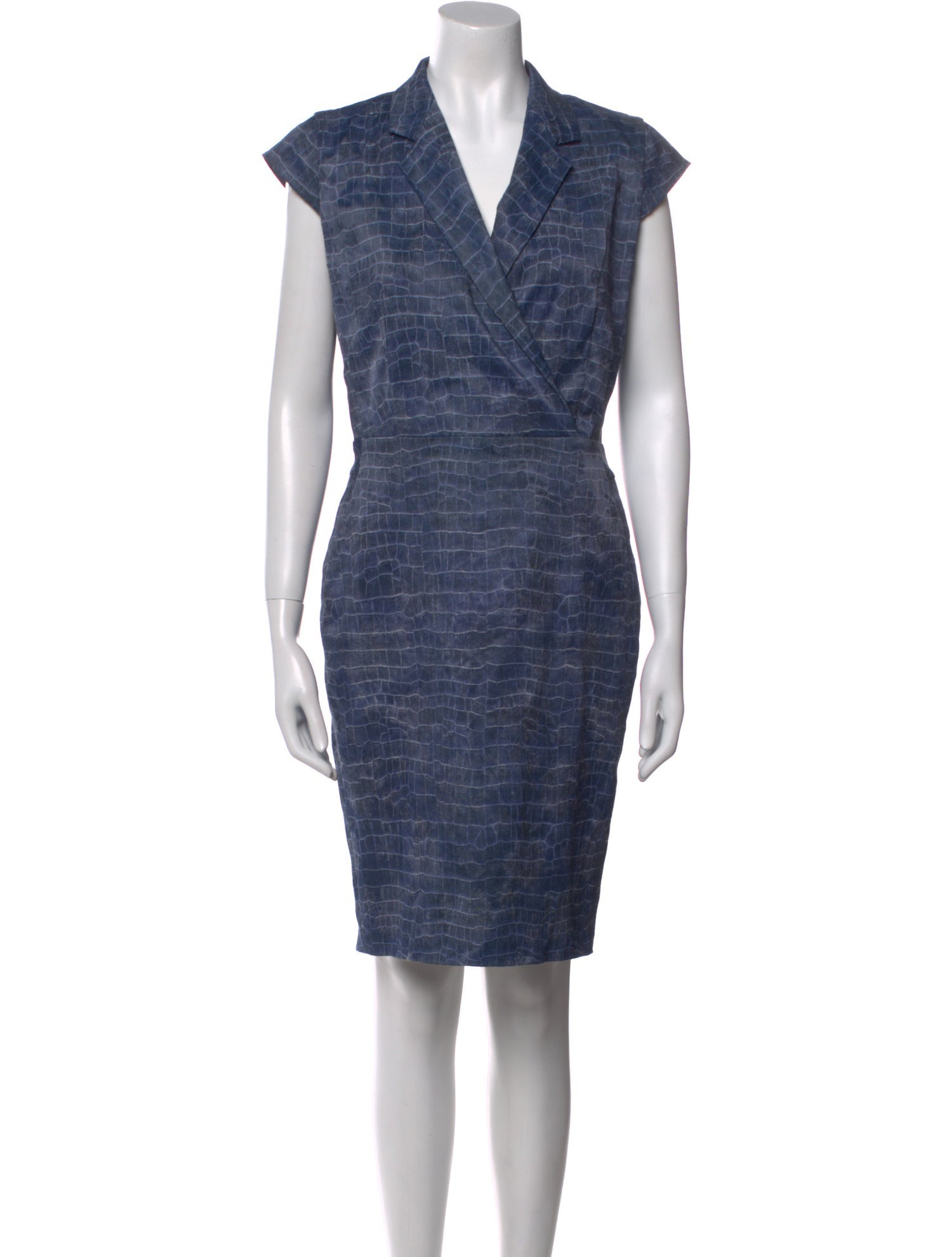 Max Mara Printed Knee-Length Dress