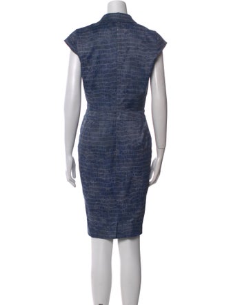 Max Mara Printed Knee-Length Dress