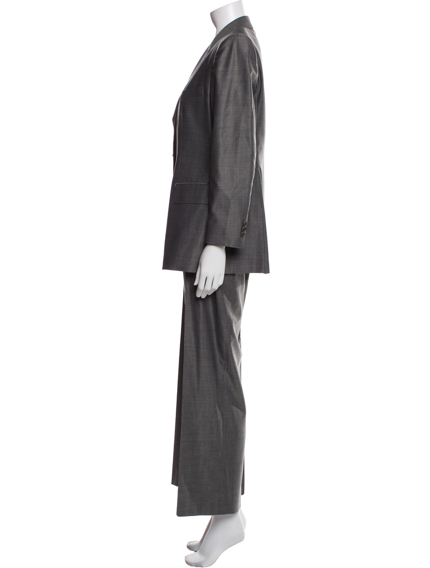 Max Mara Vintage Virgin Wool Pant Set