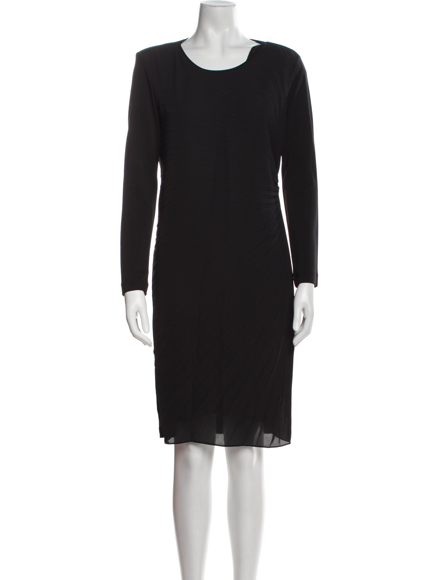 Max Mara Scoop Neck Knee-Length Dress