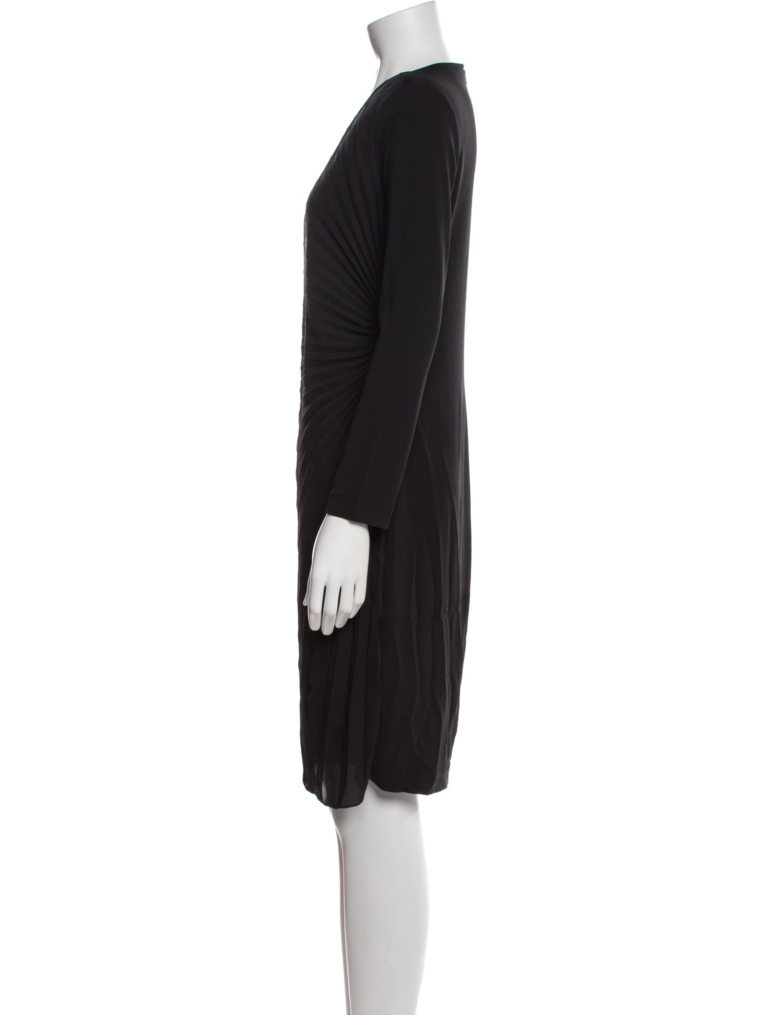 Max Mara Scoop Neck Knee-Length Dress