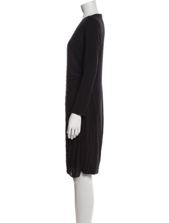Max Mara Scoop Neck Knee-Length Dress