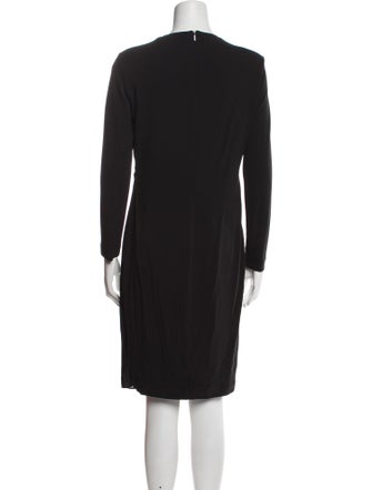 Max Mara Scoop Neck Knee-Length Dress