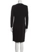 Max Mara Scoop Neck Knee-Length Dress