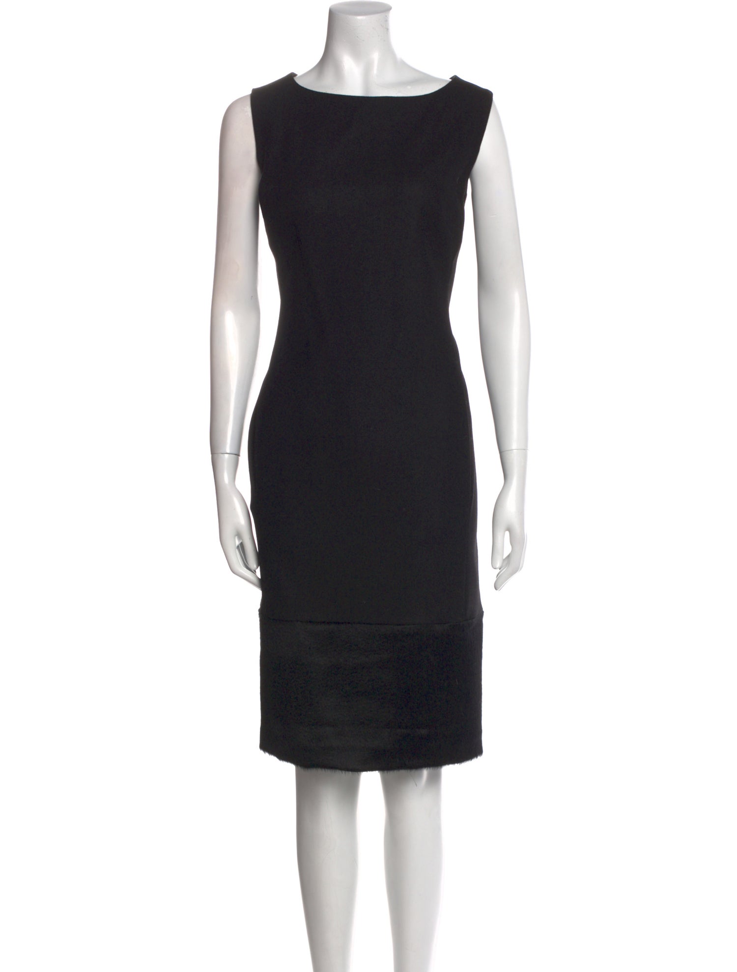 Max Mara Virgin Wool Knee-Length Dress