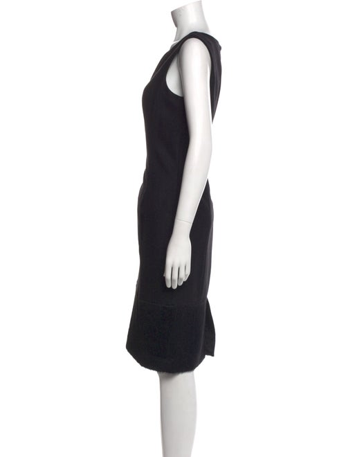 Max Mara Virgin Wool Knee-Length Dress