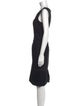 Max Mara Virgin Wool Knee-Length Dress