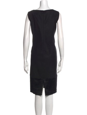 Max Mara Virgin Wool Knee-Length Dress