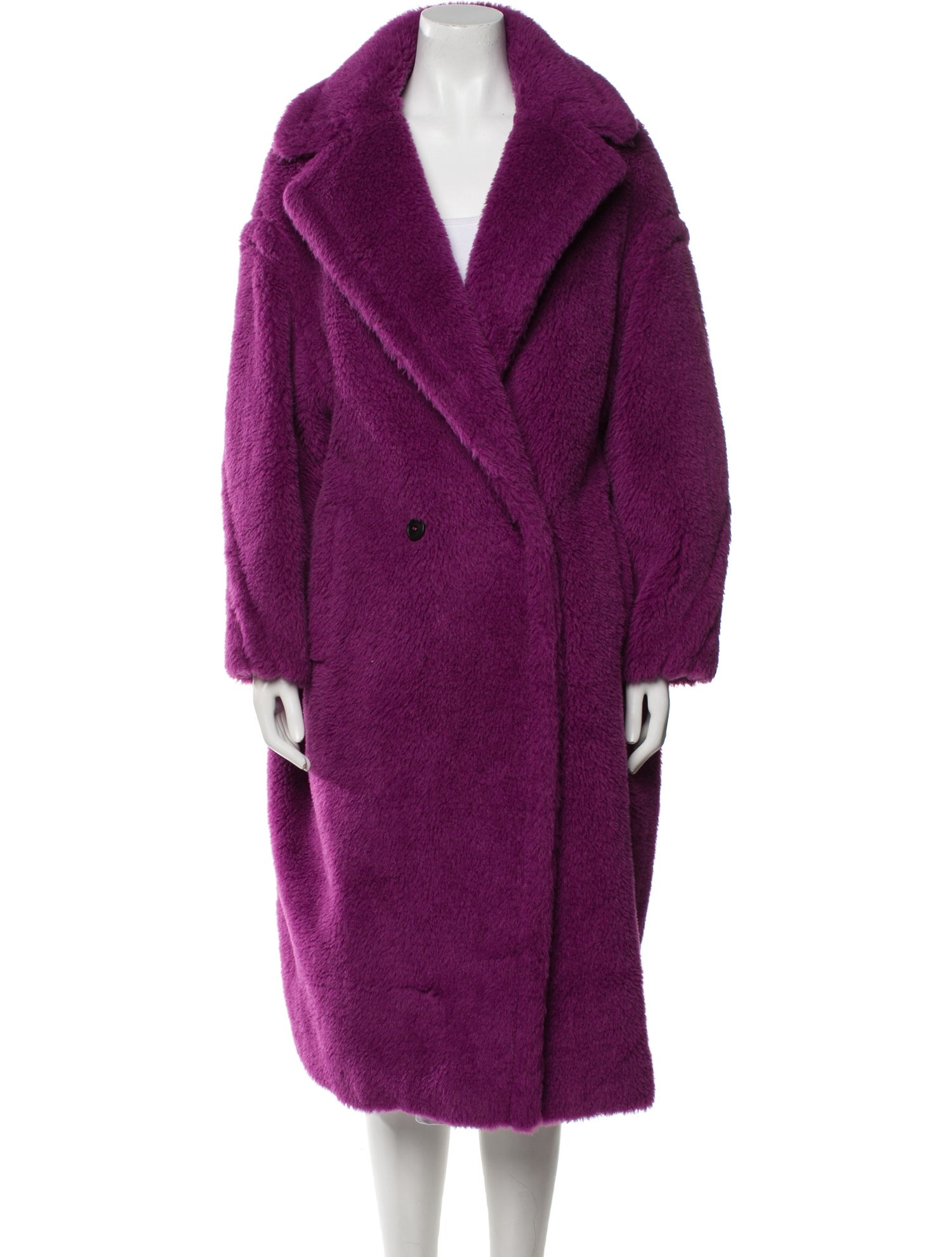 Max Mara Alpaca Faux Fur Coat